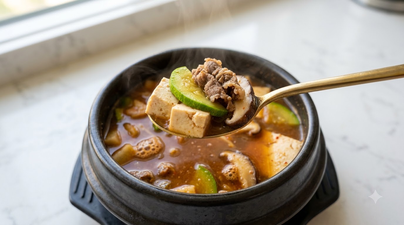 本格韓国テンジャンチゲ（大豆味噌の煮込みスープ）