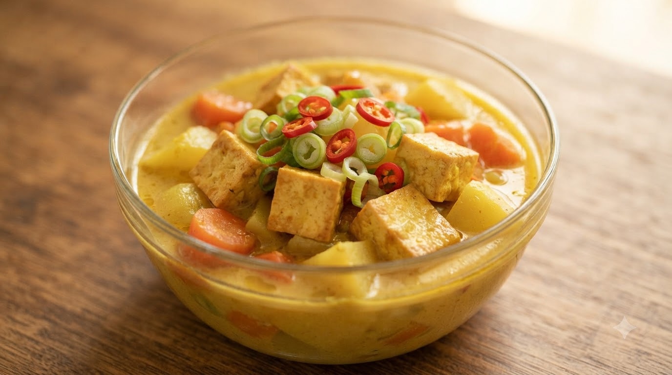 クリーミーな東南アジア風ココナッツカレー豆腐