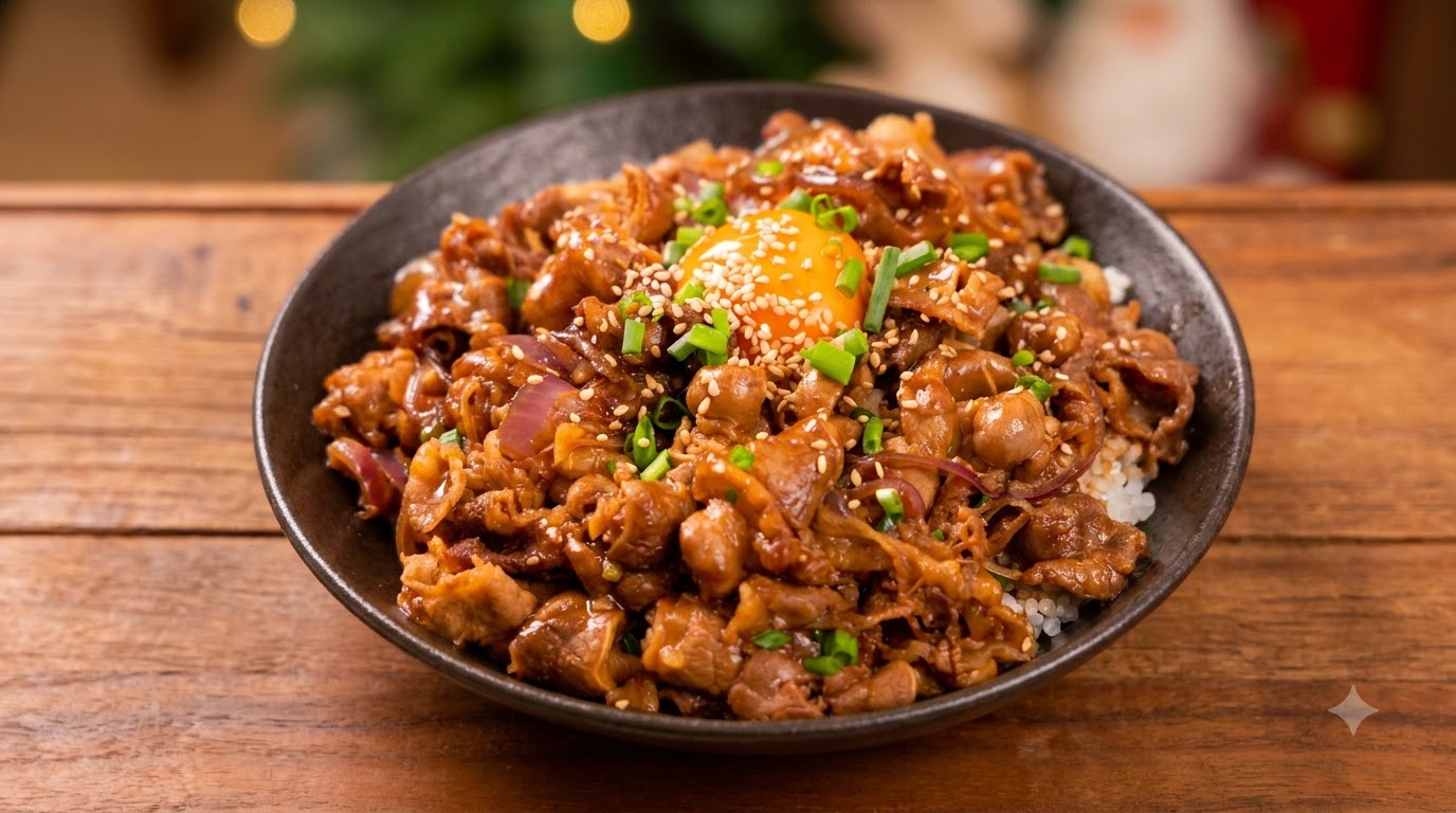 牛テリヤキ丼（和風ビーフ丼）